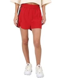 Stella McCartney - Ladies Pants Logo Trim Shorts, Brand Size 36 (Us Size 4) - Lyst