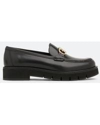 Ferragamo - Rolo Gancini Loafers - Lyst
