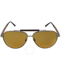 Chopard - Brown Pilot Sunglasses Schc94 568p 60 - Lyst