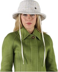 Maison Michel - Angele Light Tweed Bucket Hat - Lyst