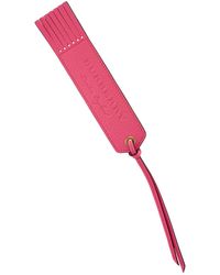 Burberry Crawford Leather Bookmark - Pink