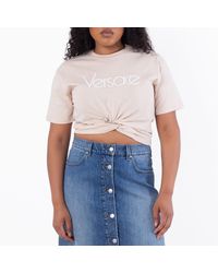 Versace - 1978 Re-Edition Logo Safety Pin T-Shirt, Brand Size 44 Us - Lyst