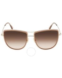 Tom Ford - Tina Gradient Brown Cat Eye Sunglasses Ft0759 28f 59 - Lyst