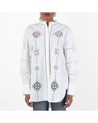 Isabel Marant - Soeline Openwork Cotton Shirt - Lyst