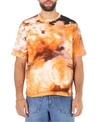 424 - Explosion Print Short Sleeve Cotton T-Shirt - Lyst