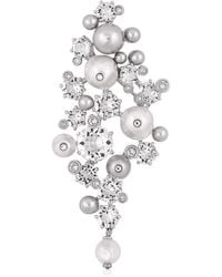 Swarovski - Constella Crystal Pearl Brooch - Lyst