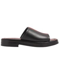 Ferragamo - Ferragamo Facundo Leather Slides - Lyst