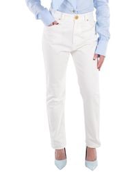 Balmain - High Waist Slim Fit Jeans - Lyst