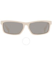 Dior - Grey Rectangular Sunglasses Ider S2u Dm40058u 25c 57 - Lyst