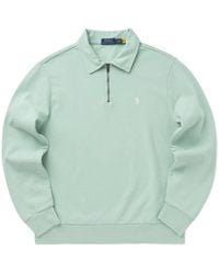 Polo Ralph Lauren - Loopback Fleece Quarter-Zip Sweatshirt - Lyst