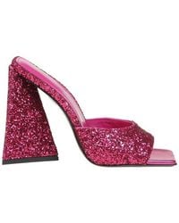 The Attico - Ladies Sequins Devon 115 Mm Mule - Lyst