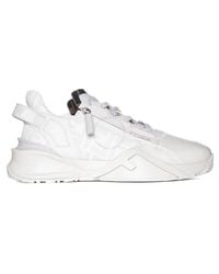 Fendi - Ff Motif Lace-Up Sneakers, Brand Size 8 (Us - Lyst