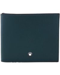 Montblanc - Dark Pool Soft Trio 4Cc Thin Leather Wallet - Lyst