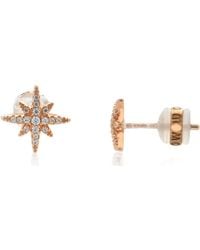 Apm Monaco - Point Star Crystal Stud Earring - Lyst