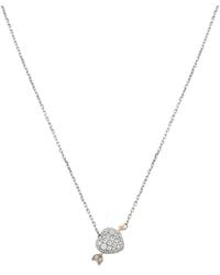 Swarovski - Idyllia Mixed Cuts Heart Pendant Necklace - Lyst
