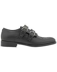 Roberto Cavalli - Vitellino Buckled Loafers, Brand Size 39 Us - Lyst