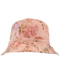 Zimmermann - Girls Floral Print Cotton Bucket Hat - Lyst