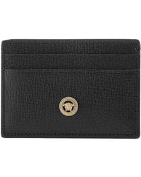 Versace - Medusa Biggie Leather Card Case - Lyst