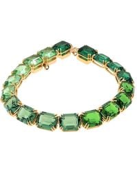 Swarovski - Millenia Tennis Octagon Cut Bracelet, Size Medium - Lyst