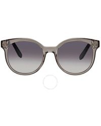 Ferragamo - Gradient Round Sunglasses Sf833s 290 - Lyst