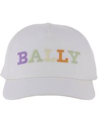 Bally - Logo Embroidered Baseball Cap - Lyst