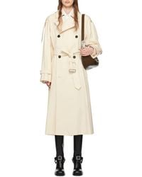 Burberry - Belted Cotton-Gabardine Trench Coat, Brand Size 10 Us - Lyst