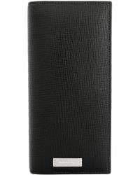 Ferragamo - Vertical Long Leather Wallet - Lyst