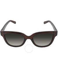 Ferragamo - Grey Gradient Square Sunglasses Sf1066s 210 52 - Lyst