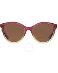 Polaroid - Polarized Bronze Cat Eye Sunglasses Pld 4133/s/x 0s2n/sp 55 - Lyst