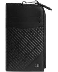 dunhill - Contour Zip Leather Card Case - Lyst