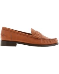 Ferragamo - Ferragamo Irina Leather Moccasins - Lyst