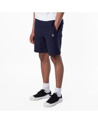 Burberry - B-Shield Embroidered Cotton-Blend Shorts - Lyst