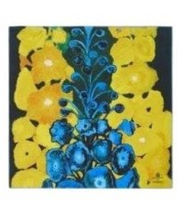 Burberry - Highgrove Delphiniums Silk Scarf - Lyst