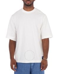 Burberry - Ekd Logo-Patch Cotton T-Shirt - Lyst