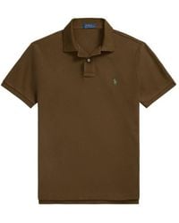 Polo Ralph Lauren - Custom Slim Fit Mesh Polo Shirt - Lyst