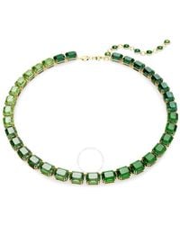 Swarovski - Millenia-Plated Tennis Necklace - Lyst