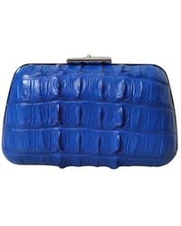 Balenciaga - Exotic Skin Leather Shoulder Crossbody Box Clutch Bag Crocodile Lamb - Lyst