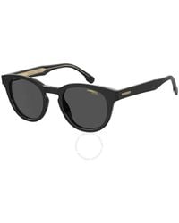 Carrera - Grey Oval Sunglasses 252/s 0807/ir 50 - Lyst