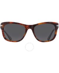 Persol - Polarized Square Sunglasses Po3313s 108/48 55 - Lyst