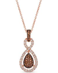 Le Vian - Ladies Chocolate And Strawberry Clusters Necklaces Set - Lyst
