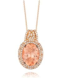 Le Vian - Ladies Peach Morganite Necklaces Set - Lyst