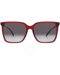 Michael Kors - Canberra Grey Gradient Square Sunglasses Mk2197f 39558g 58 - Lyst