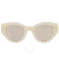 Burberry - Meadow Light Brown Cat Eye Sunglasses Be4390 406793 47 - Lyst