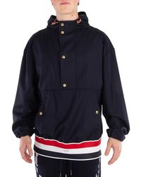 Thom Browne - Wool Oversized Anorak - Lyst