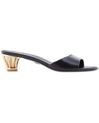 Ferragamo - Ferragamo Arya 40 Cage Heel Mules - Lyst