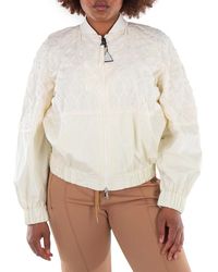 Moncler - Quilted Long Sleeve Bomber Jacket, Brand Size 2 (Medium) - Lyst
