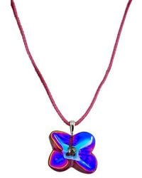 Baccarat - Pink Crystal Pendant - Lyst