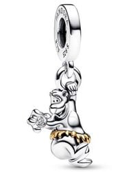 PANDORA - Disney 100Th Anniversary Baloo Dangle Charm - Lyst