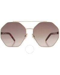 Marc Jacobs - Brown Gradient Geometric Sunglasses Marc 524/s 006j/ha 60 - Lyst