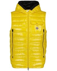 Moncler - Ragot Hooded Puffer Vest, Brand Size 2 - Lyst